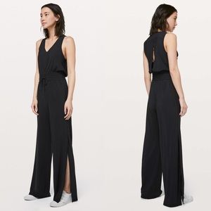 EUC black Lululemon Keep Cruising Jumpsuit